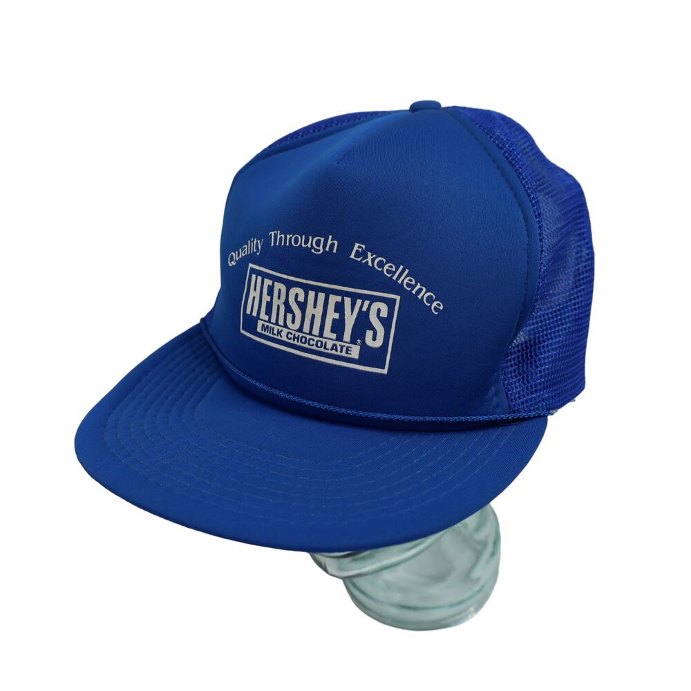 Vintage 80s Hershey's Chocolate Mesh Trucker Hat